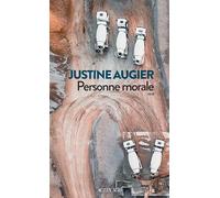 Justine Augier – Personne morale – Roman – Broché