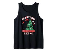 Personne n'aime Noël comme Un Squelette Sarcastique de Style Gothique Noir Débardeur