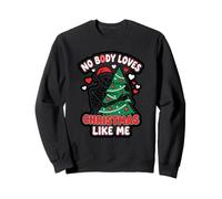 Personne n'aime Noël comme Un Squelette Sarcastique de Style Gothique Noir Sweatshirt