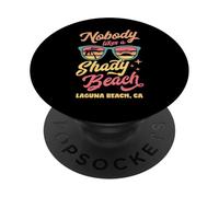Personne n'aime Une Plage ombragée Laguna Beach Californie PopSockets PopGrip Adhésif