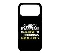 Personne Ne M'arrive À La Cheville: Lacets Chaussures Humour Coque pour iPhone 17 Pro Max