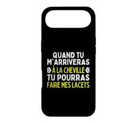 Personne Ne M'arrive À La Cheville: Lacets Chaussures Humour Coque pour iPhone Air