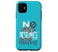 Personne ne mérite de se Sentir Inutile Contre l'intimidation Coque pour iPhone 11