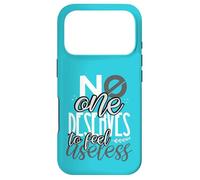 Personne ne mérite de se Sentir Inutile Contre l'intimidation Coque pour iPhone 17 Pro