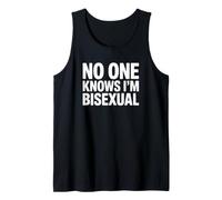 Personne ne Sait Que Je suis bisexuel - Funny Bi Pride Débardeur