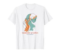Personne ne Sait Que Je suis Lesbienne (Graphique Gay LGBDQ) T-Shirt