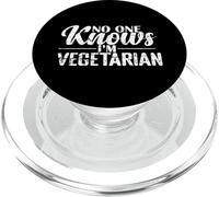 Personne ne sait que je suis végétarien PopSockets PopGrip pour MagSafe