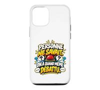 Personne Ne Savait on A Quand Même Débattu Humour Quiz Coque pour iPhone 12/12 Pro