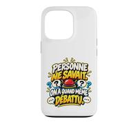 Personne Ne Savait on A Quand Même Débattu Humour Quiz Coque pour iPhone 13 Pro