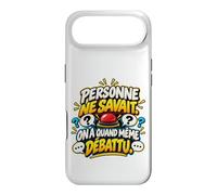 Personne Ne Savait on A Quand Même Débattu Humour Quiz Coque pour iPhone Air