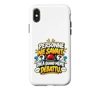 Personne Ne Savait on A Quand Même Débattu Humour Quiz Coque pour iPhone X/XS