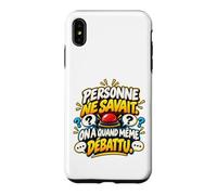 Personne Ne Savait on A Quand Même Débattu Humour Quiz Coque pour iPhone XS Max