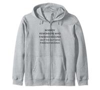 Personne ne se souvient Qui a terminé deuxième mais Le Gars Qui Sweat à Capuche