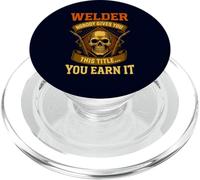Personne ne vous donne ce titre de soudeur... Tu le mérites Skull PopSockets PopGrip pour MagSafe