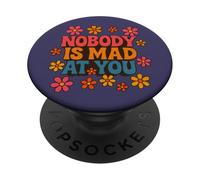 Personne n'est en colère Contre toi Design Doux et rassurant Contre l'anxiété PopSockets PopGrip Adhésif