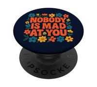 Personne n'est en colère Contre toi Design Doux et rassurant Contre l'anxiété PopSockets PopGrip Adhésif