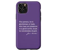 Personne Roman intolérablement Stupide Jane Austen Citation Meme Back Coque pour iPhone 11 Pro