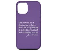 Personne Roman intolérablement Stupide Jane Austen Citation Meme Back Coque pour iPhone 12/12 Pro