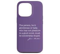 Personne Roman intolérablement Stupide Jane Austen Citation Meme Back Coque pour iPhone 13 Pro