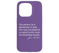Personne Roman intolérablement Stupide Jane Austen Citation Meme Back Coque pour iPhone 15 Pro