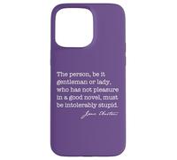 Personne Roman intolérablement Stupide Jane Austen Citation Meme Back Coque pour iPhone 15 Pro Max