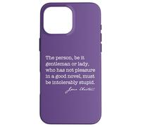 Personne Roman intolérablement Stupide Jane Austen Citation Meme Back Coque pour iPhone 16 Pro Max