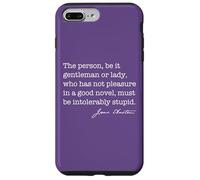 Personne Roman intolérablement Stupide Jane Austen Citation Meme Back Coque pour iPhone 7 Plus/8 Plus