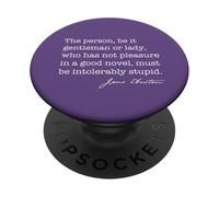 Personne Roman intolérablement Stupide Jane Austen Citation Meme Back PopSockets PopGrip Adhésif
