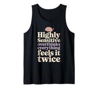 Personne très Sensible HSP Introverti Sensitive Empath Débardeur