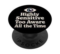 Personne très Sensible HSP Introverti Sensitive Empath PopSockets PopGrip Adhésif