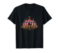 Personnel de Cirque Amusant avec Tente de Cirque Vintage T-Shirt