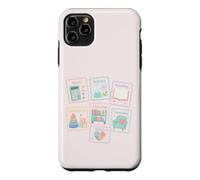 Personnel d'école Mignon Sujets de Classe Pastel Carrière Icônes Coque pour iPhone 11 Pro Max