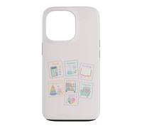 Personnel d'école Mignon Sujets de Classe Pastel Carrière Icônes Coque pour iPhone 13 Pro