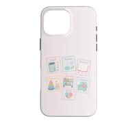 Personnel d'école Mignon Sujets de Classe Pastel Carrière Icônes Coque pour iPhone 16 Pro Max