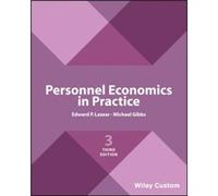Personnel Economics in Practice by Michael University of Chicago Gibbs Michael University of Chicago Gibbs (Auteur)