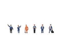 Personnel Ferroviaire (x6) - FALLER 155603 - N 1/160
