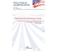 Personnel politique local Représentation et représentativité - Identités stratégiques - Minorités - Collectif - L'harmattan - broché - Revue