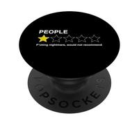 Personnes 1 étoile Cauchemar Citation drôle PopSockets PopGrip Adhésif