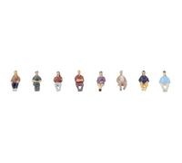 Personnes assises I - FALLER - N Personnes assises I - Multicolore - Figurines peintes - Décor train miniature