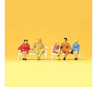 Personnes assises - PREISER 14101 - HO 1/87