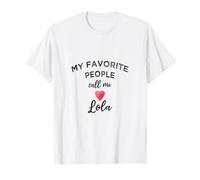 Personnes préférées Call Me Lola Filipino Tagalog Grandma T-Shirt