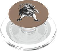 Personnification démoniaque de l'hiver, de la Mort et de la pourriture découpée PopSockets PopGrip pour MagSafe