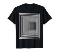 Perspective d'illusion d'optique Tunnel de Couloir T-Shirt