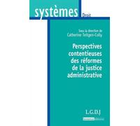 Perspectives contentieuses des réformes de la justice administrative Sous la direction de catherine teitgen-colly - Catherine Teitgen-Colly - Lgdj - broché - Etude