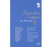 Perspectives Critiques, La Revue N° 3