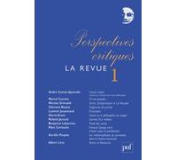 Perspectives Critiques, La Revue N° 1