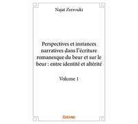 Perspectives et instances narratives dans l’écriture romanesque du beur et sur le beur : entre identité et altérité - Volume 1