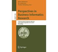 Perspectives In Business Informatics Research