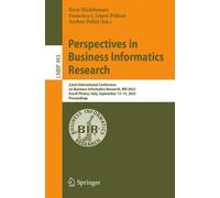Perspectives In Business Informatics Research