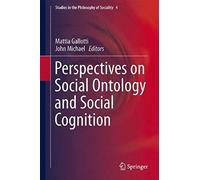 Perspectives On Social Ontology And Social Cognition